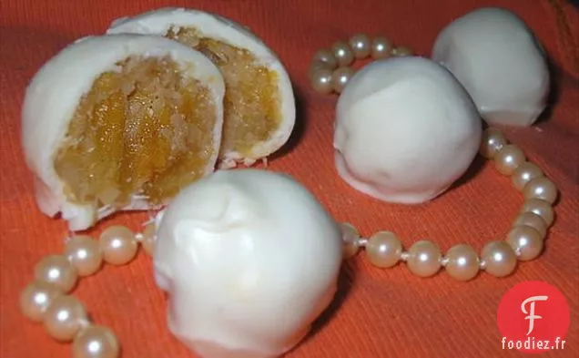 Perles Abricot-Noix de Coco