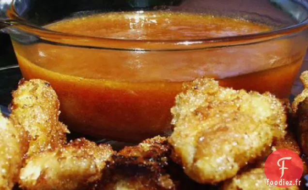 Poulet Croustillant Avec Trempette Aigre-Douce