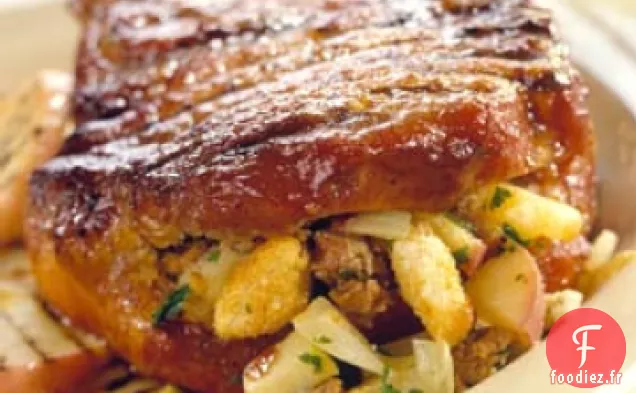 Rôti de Porc Farci aux Fruits