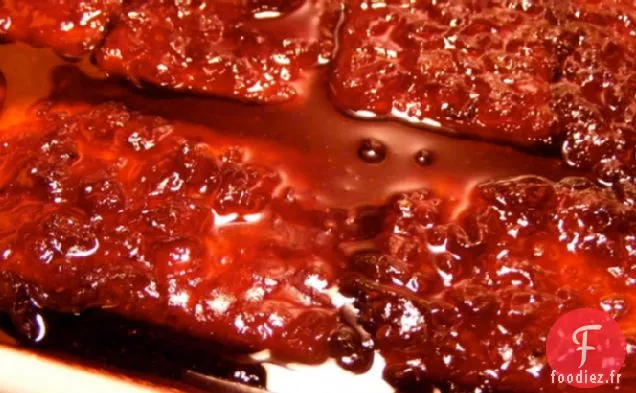 Sauce BBQ aux Abricots