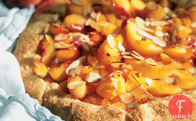 Tarte aux Pêches et aux Amandes