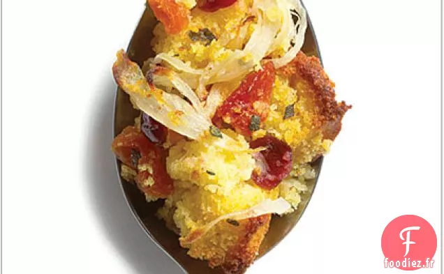 Farce de Pain de Maïs à la Sauge et aux Fruits Secs