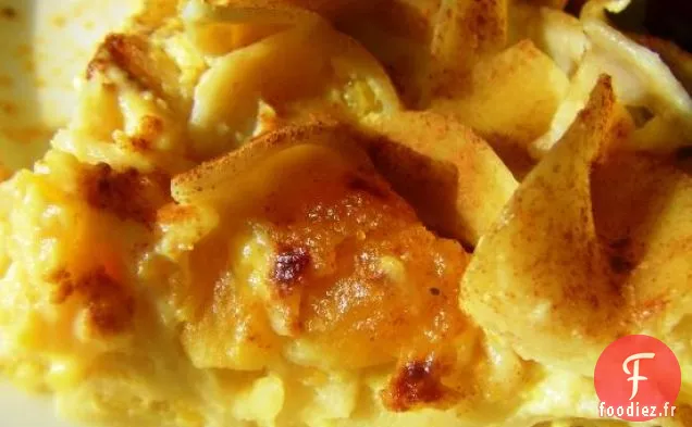 Kugel Aux Nouilles aux Abricots Faibles En Gras