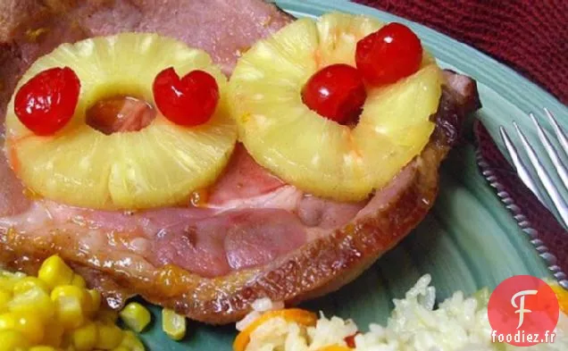 Jambon Cuit Glacé aux Abricots pour deux