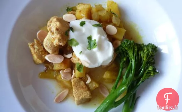 Poulet Au Curry Aux Pommes