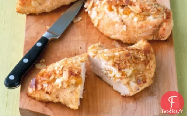 Poulet aux Amandes et Abricots au Pesto à la Menthe