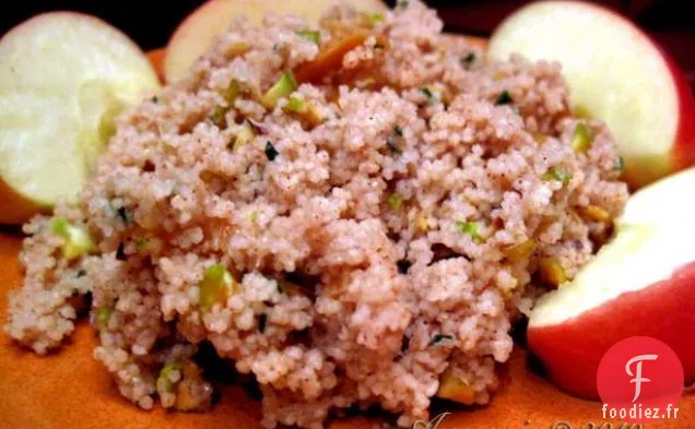 Couscous aux Abricots Secs et Pistaches (Vegan)