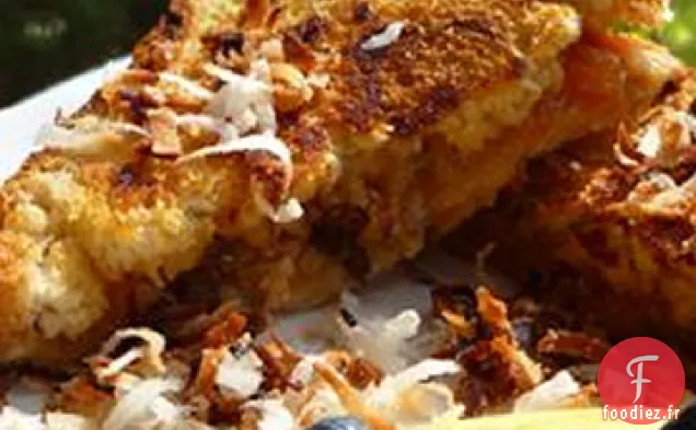 Sandwichs au Petit Déjeuner à la Confiture Chaude