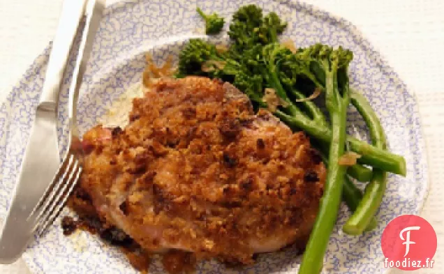 Côtelettes De Porc Croustillantes aux Abricots