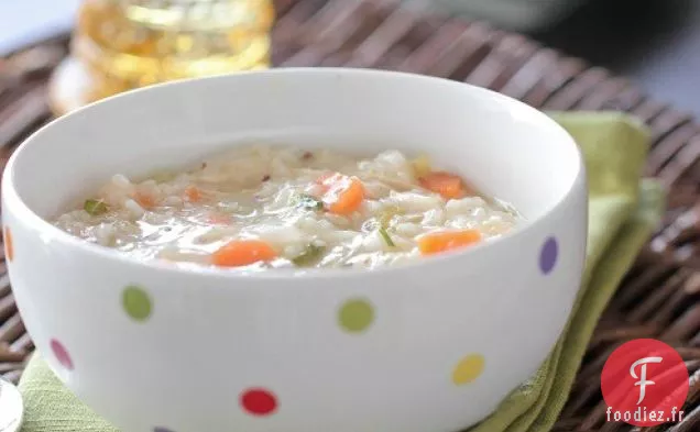 Soupe Classique Au Poulet Et Au Riz