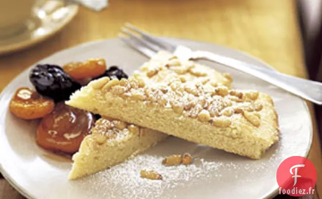 Torta aux Pignons de Pin au Marsala - Fruit d'automne poché