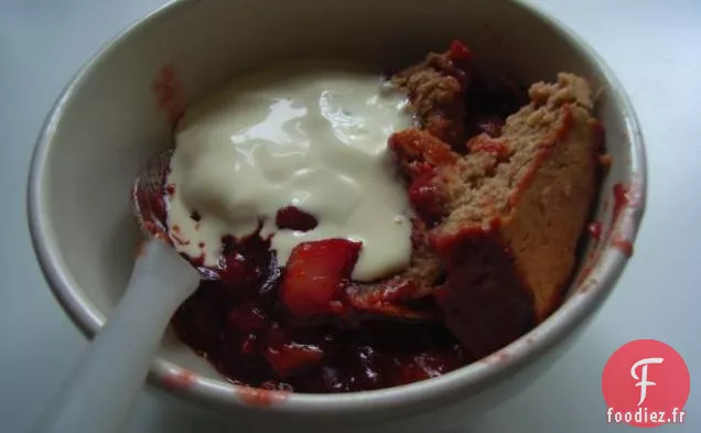 Cordonnier aux Poires aux Canneberges Et aux Abricots