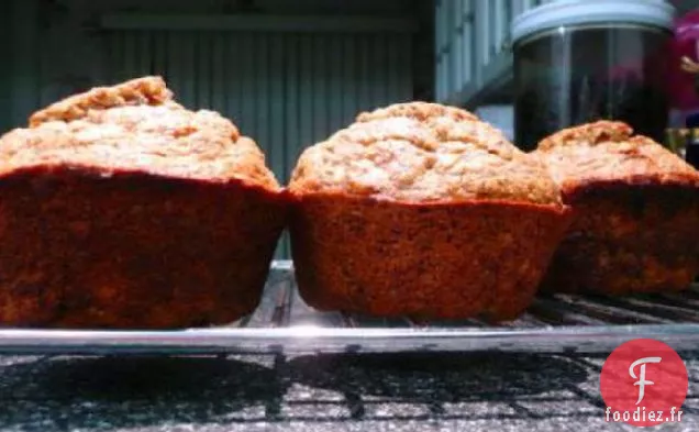 Muffins à la Banane Et au Lin Au Blé Entier