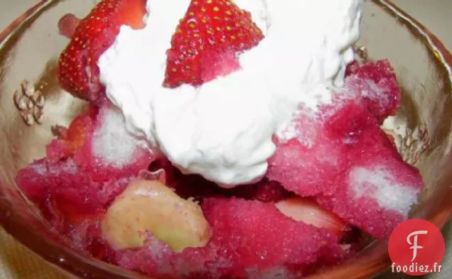 Dessert à la Fraise Et à la Banane