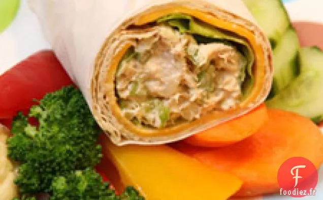 Salade De Thon Et Roll-ups Au Fromage
