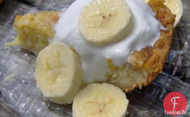 Tarte aux Bananes et Noix de Coco