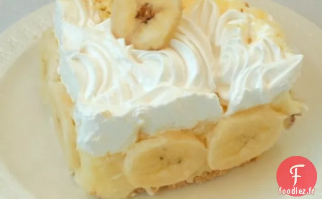 Tarte à la Crème à la Banane Sans Croûte