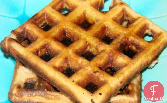 Gaufres Banane-Cannelle