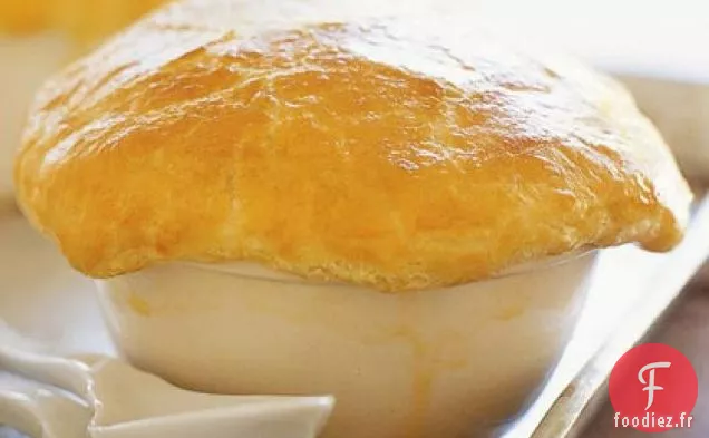 Bisque de Champignons avec des Chapeaux de Pâtisserie