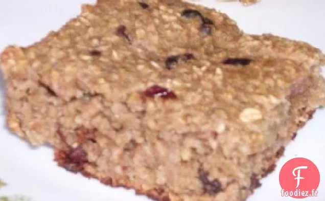 Barres de Petit-déjeuner à la Banane Et à l'Avoine