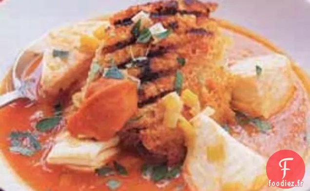 Soupe de Poisson au Pain et à la Rouille