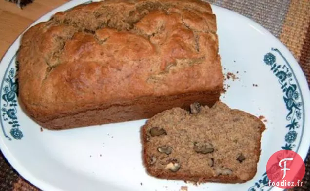 Pain Aux Bananes de Blé Entier Hypocalorique