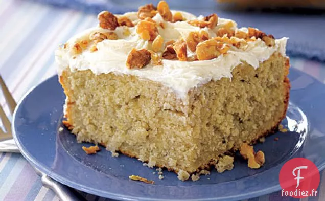 Gâteau à la Banane avec Glaçage au Fromage à la Crème