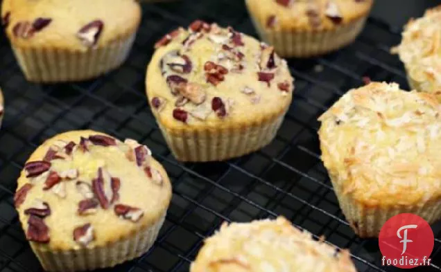 Muffins aux Cerises et aux Bananes