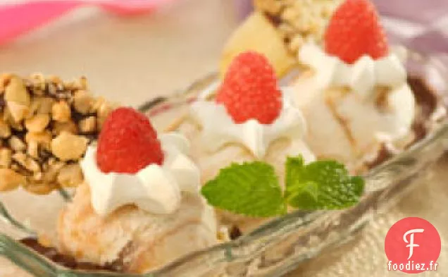 Sundaes à la Banane et à la Noix de Cajou Hibachi