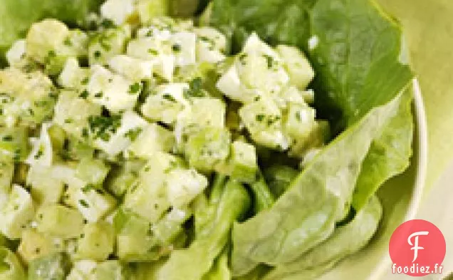 Salade De Blanc D'Oeuf Et D'Avocat