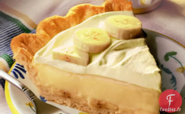 Tarte à la Crème aux Bananes