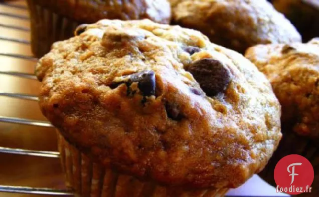 Muffins aux Pépites de Chocolat à la Banane