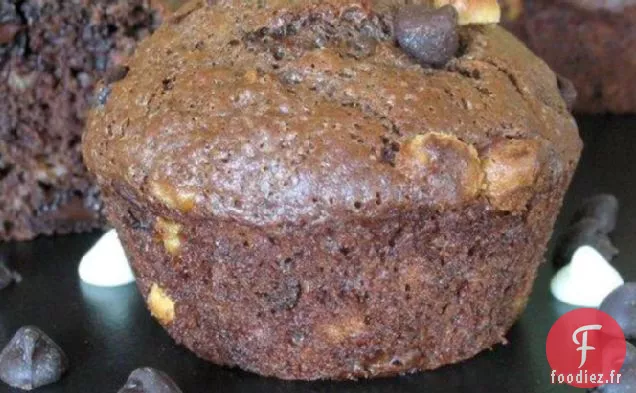 Muffins à la Banane Triple Chocolat