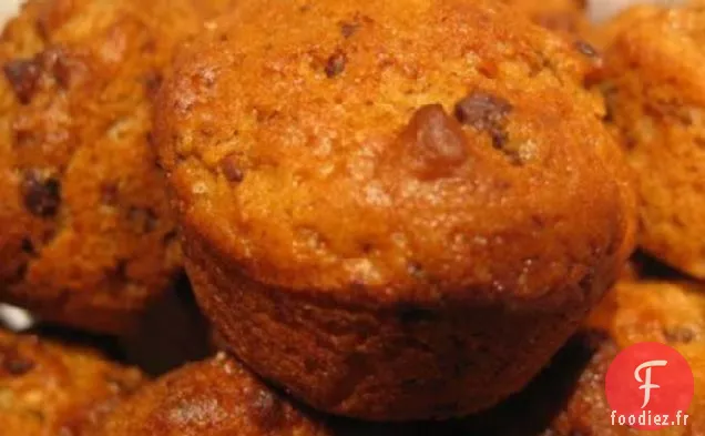 Mini Muffins à la Noix de Coco, au Chocolat et à la Banane