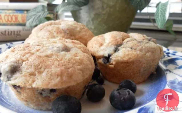 Muffins Bisquick aux Bleuets et aux Bananes