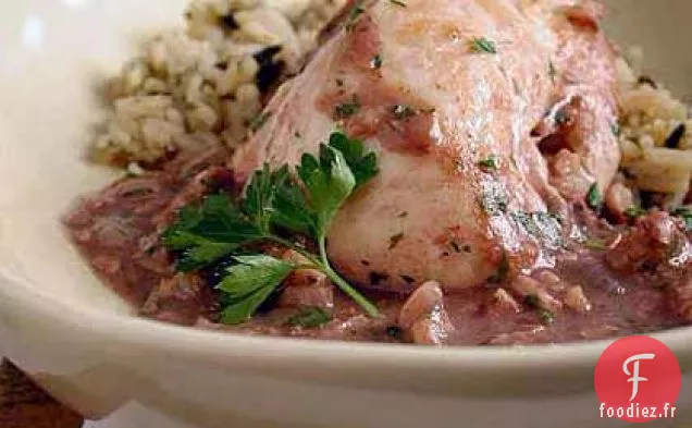 Poulet Braisé à la Sauce aux Noix