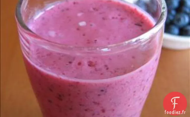 Shake aux Fruits de Framboise Bleue