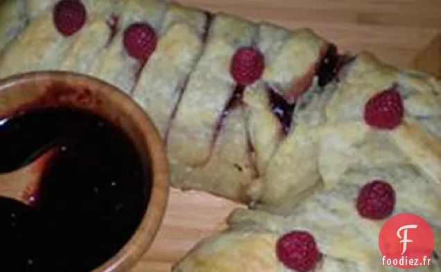 Brie Cuit à la Framboise et aux Noix