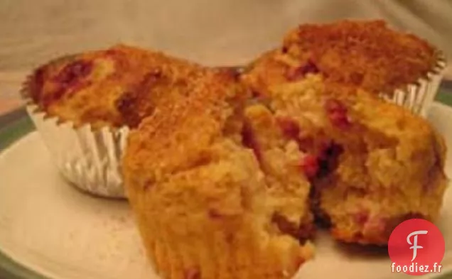 Muffins Accidentels à l'Orange Et aux Framboises