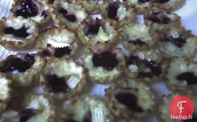Bouchées de Brie aux Framboises