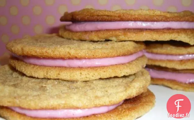 Biscuits Sandwich à la Crème de Framboise