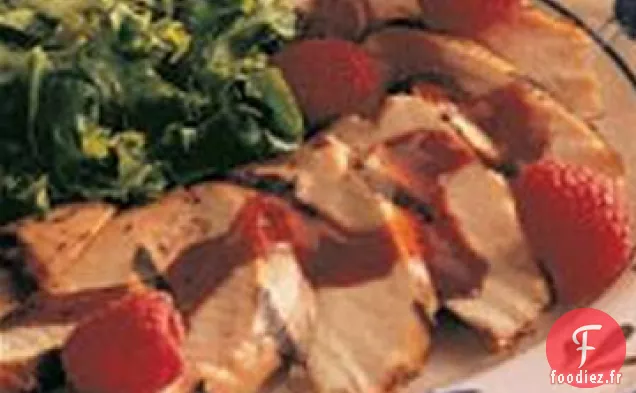 Poulet à la Sauce aux Framboises