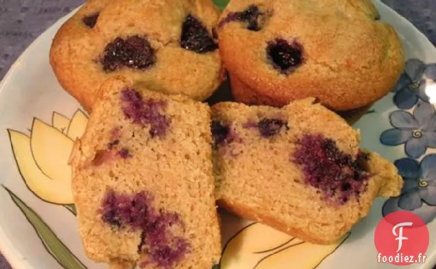 Muffins aux mûres