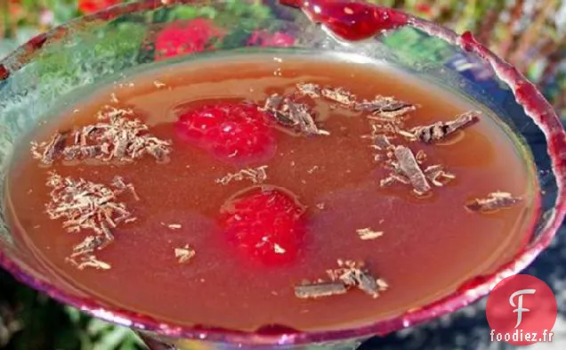 Martini à la Framboise Au Chocolat Sucré