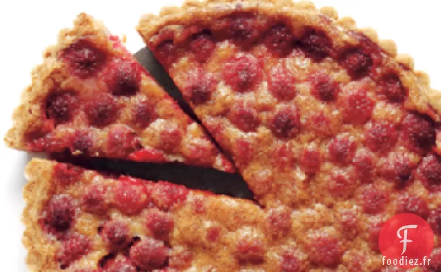 Tarte aux Framboises Au Beurre Brun