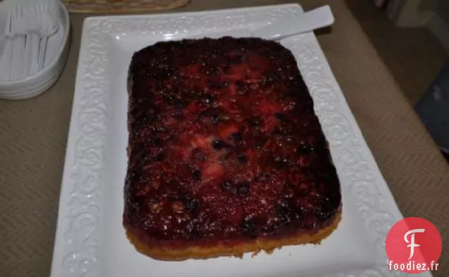 Gâteau aux Baies À L'envers Facile