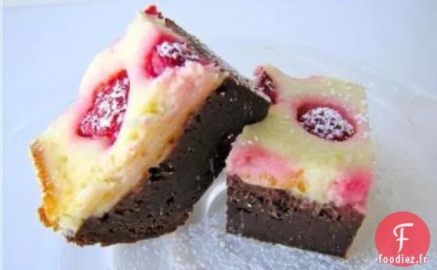 Brownies au Fromage à la Framboise