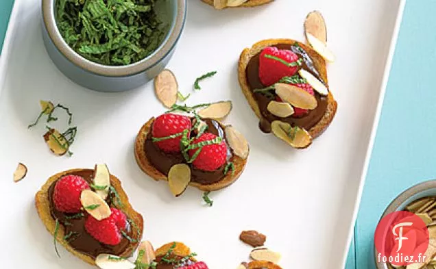 Bruschetta Chocolat Framboise