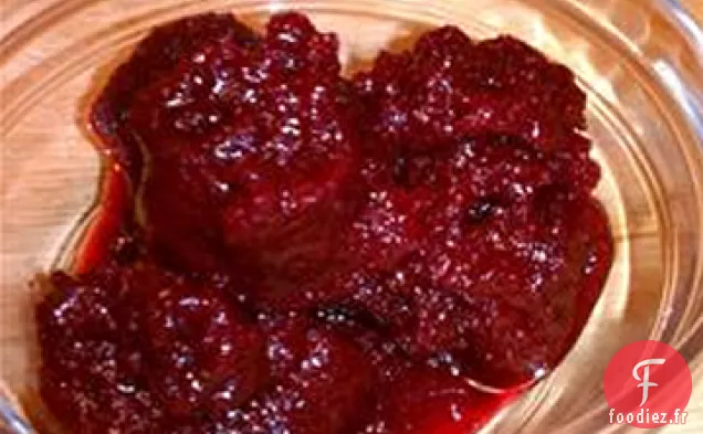 Sorbet à la Mûre et au Vin Rouge