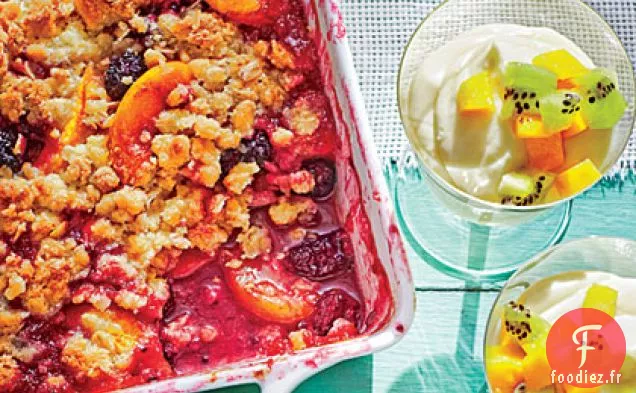 Crumble Pêche-Baies